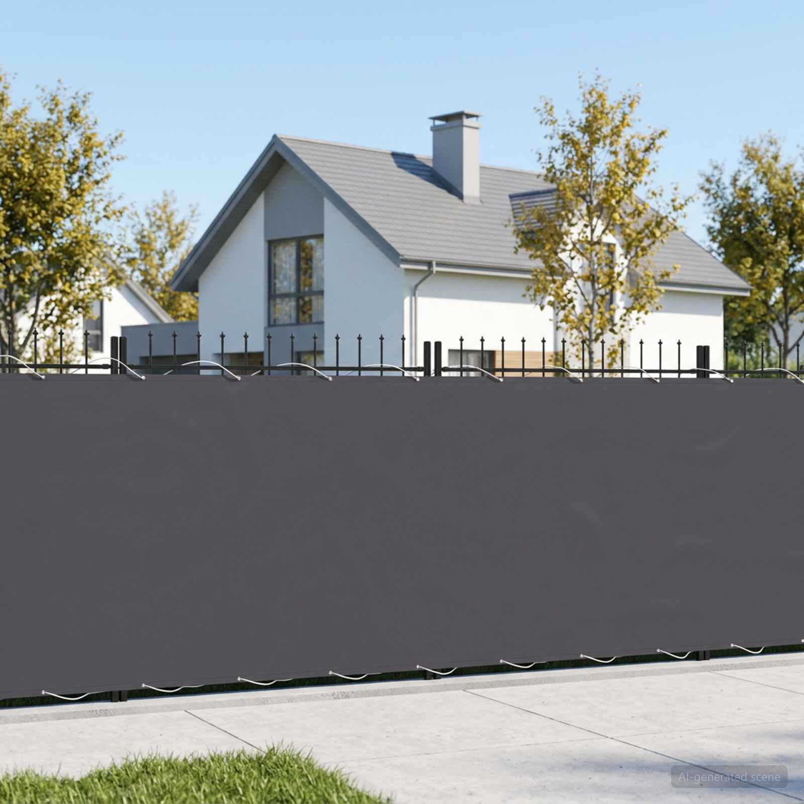 vidaXL Ekran Prywatności Balkonowej 1,2 x 15 m Tkanina z powłoką PU