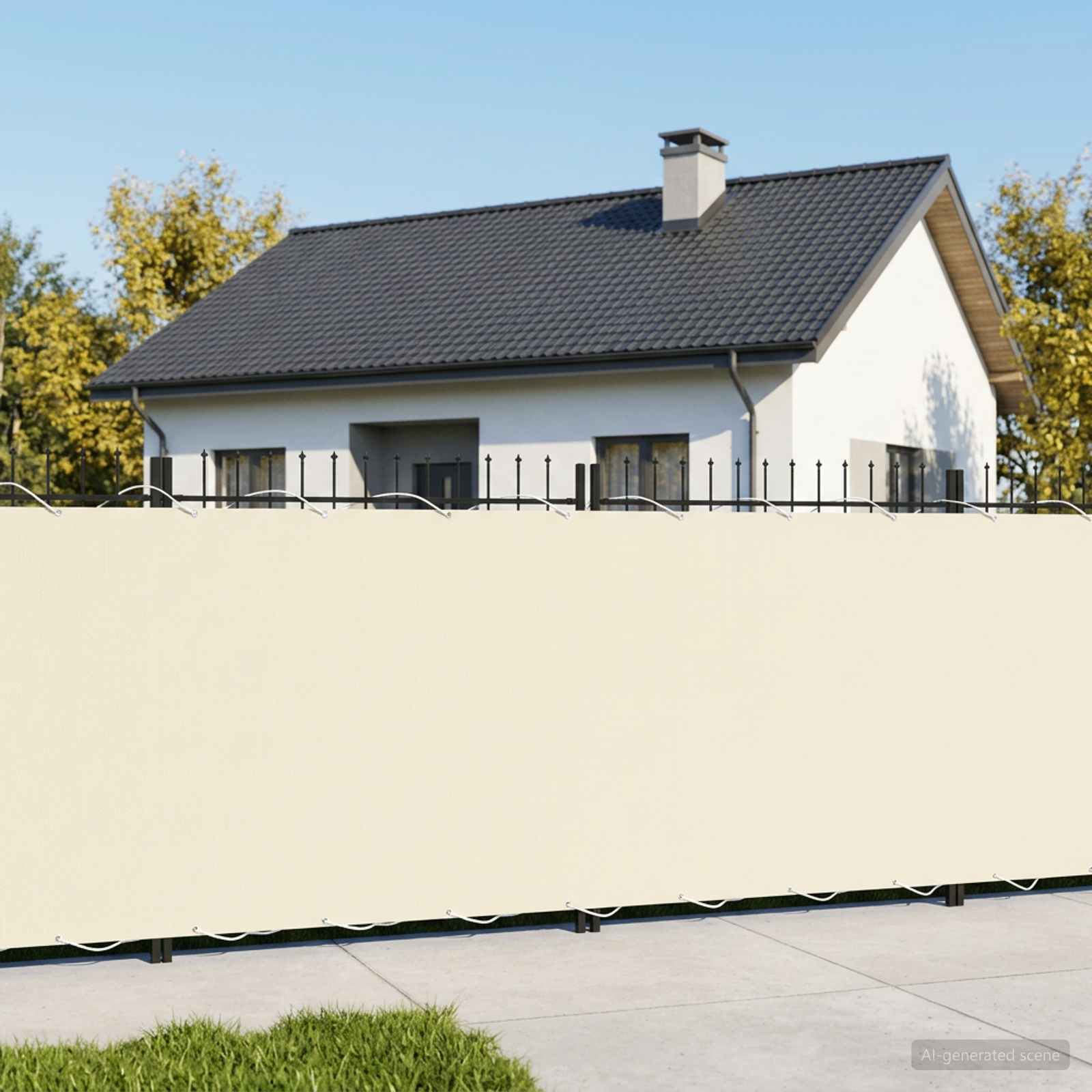 vidaXL Ekran Prywatności Balkonowej 1,2 x 15 m Tkanina z powłoką PU