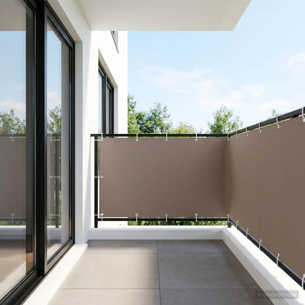 vidaXL Ekran Prywatności Balkonowej 1,2 x 25 m Tkanina z powłoką PU