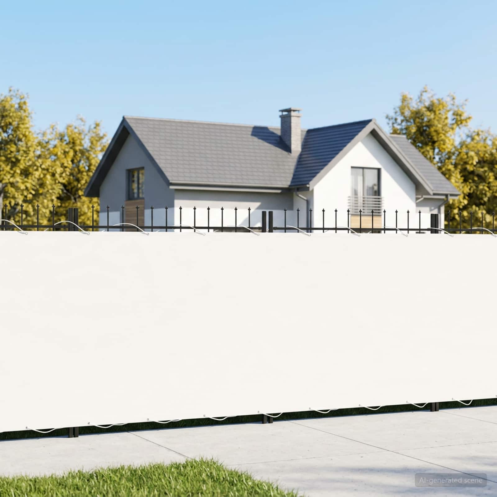 vidaXL Ekran Prywatności Balkonowej 1,5 x 25 m Tkanina z powłoką PU