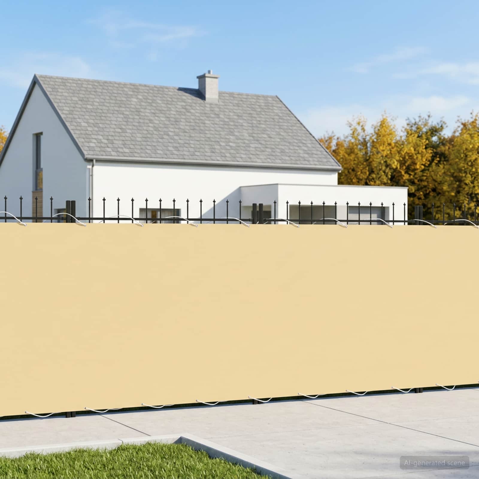vidaXL Ekran Prywatności Balkonowej 1,5 x 25 m Tkanina z powłoką PU
