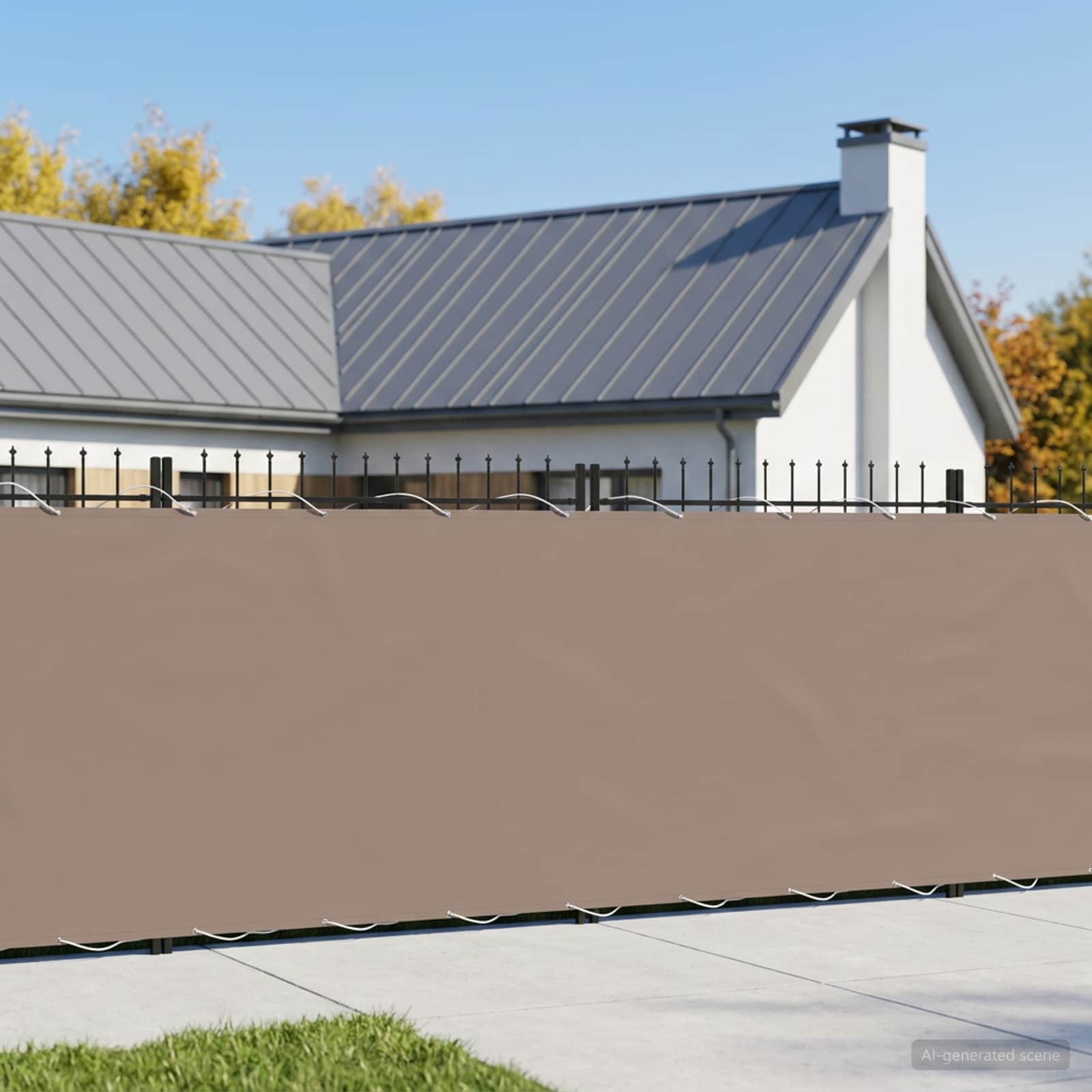 vidaXL Ekran Prywatności Balkonowej 1,8 x 15 m Tkanina z powłoką PU