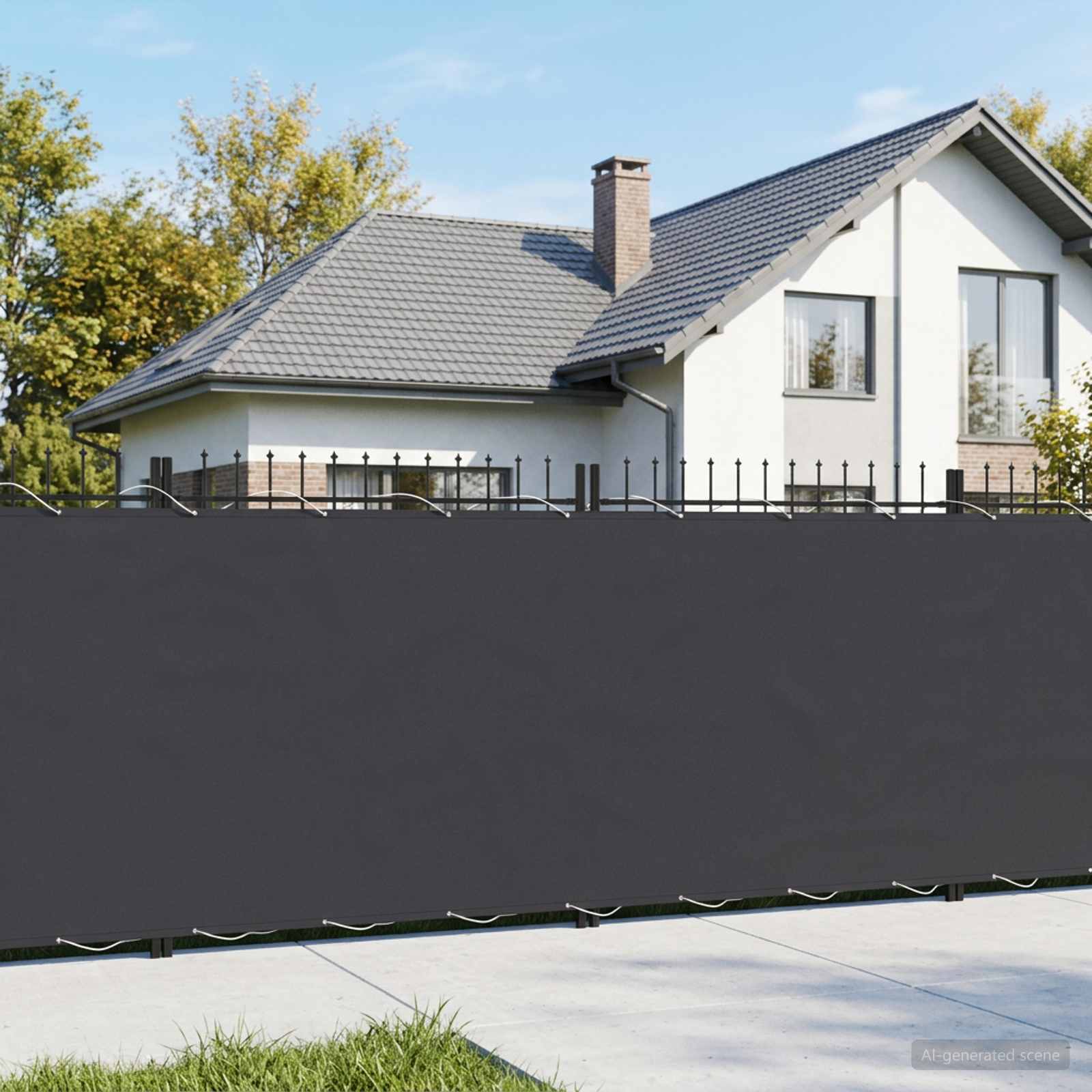 vidaXL Ekran Prywatności Balkonowej 1,8 x 15 m Tkanina z powłoką PU