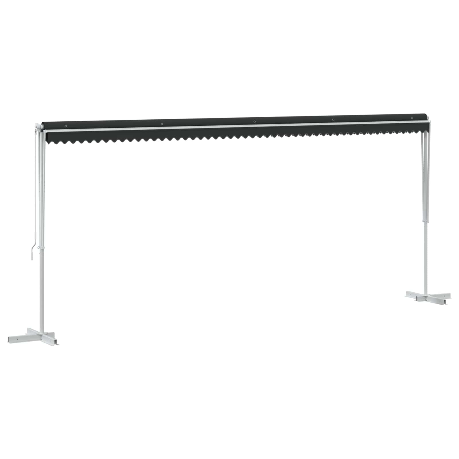 vidaXL Markiza wolnostojąca antracytowy 6 x 3 m Poliester