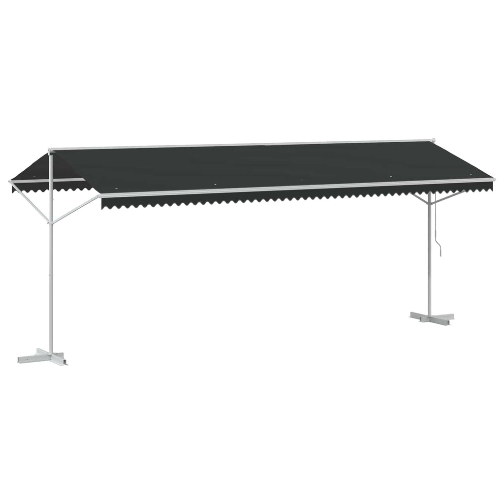 vidaXL Markiza wolnostojąca antracytowy 6 x 3 m Poliester