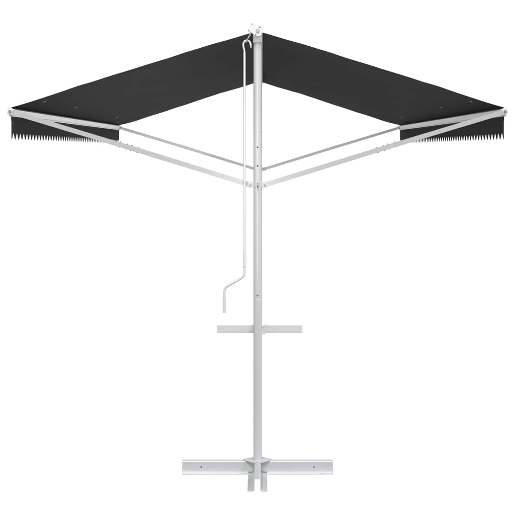 vidaXL Markiza wolnostojąca antracytowy 6 x 3 m Poliester