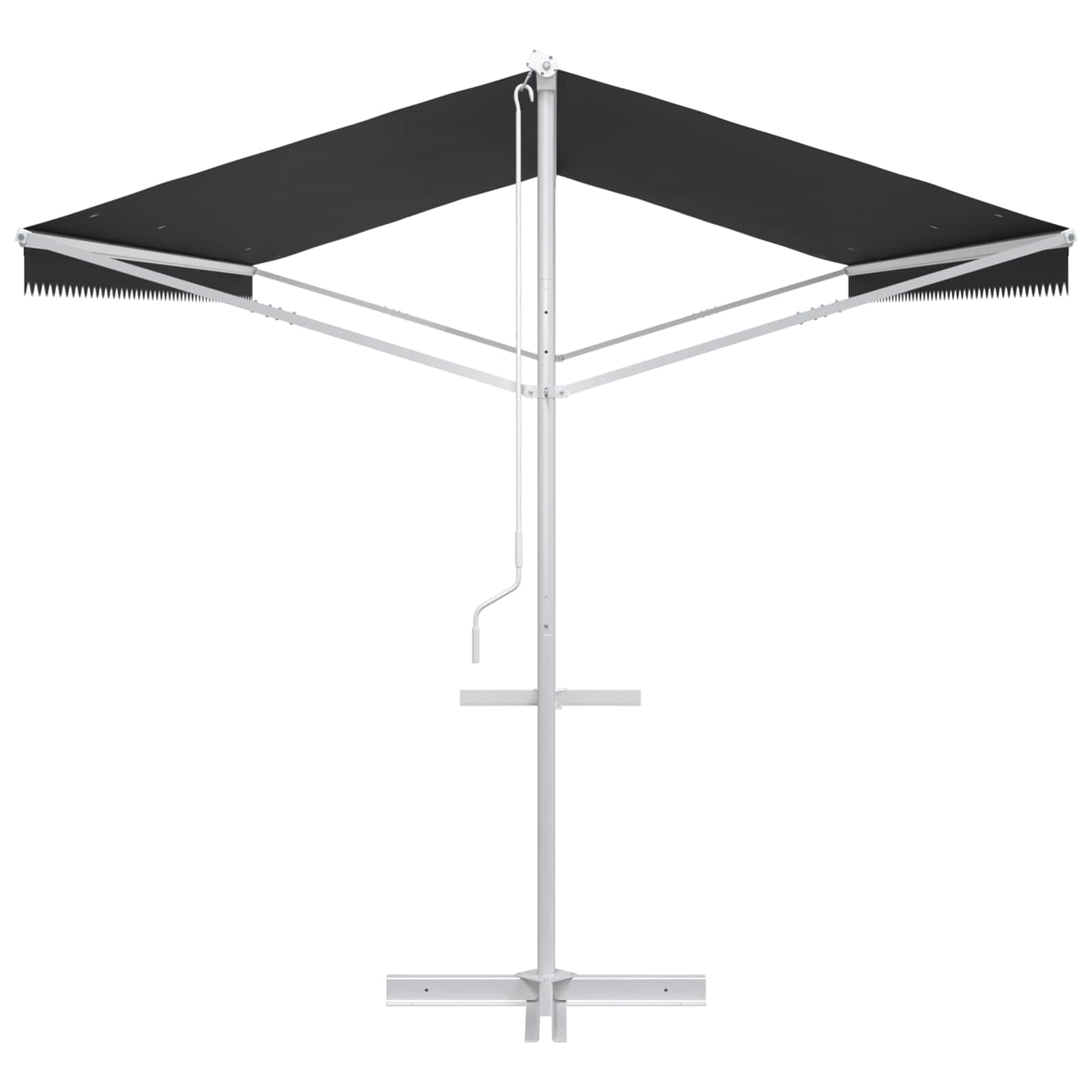vidaXL Markiza wolnostojąca antracytowy 6 x 3 m Poliester