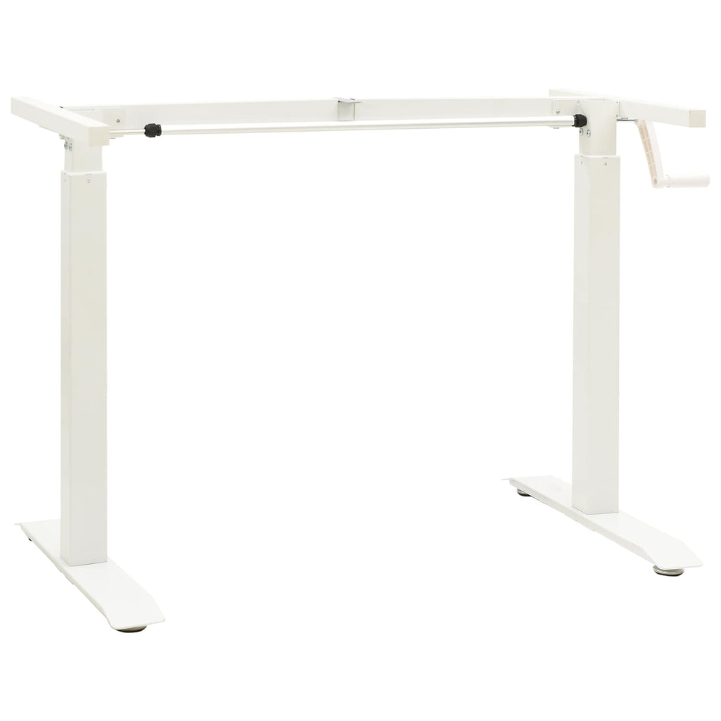 vidaXL Biurko z przechowywaniem Biały i naturalny 140 x 60 cm Dąb lite