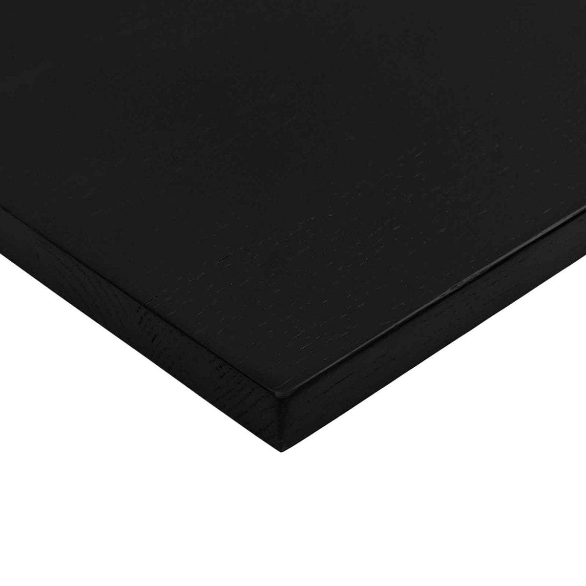 vidaXL Biurko Czarny i ciemny brąz 120 x 60 cm Dąb lite