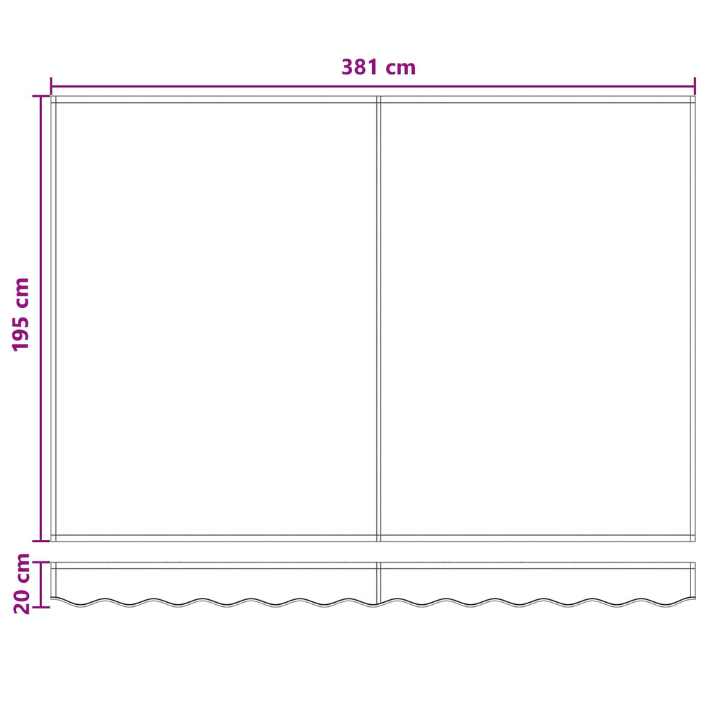 vidaXL Markiza wysuwana Ciemnoszary 4 x 2 m Poliester i aluminium