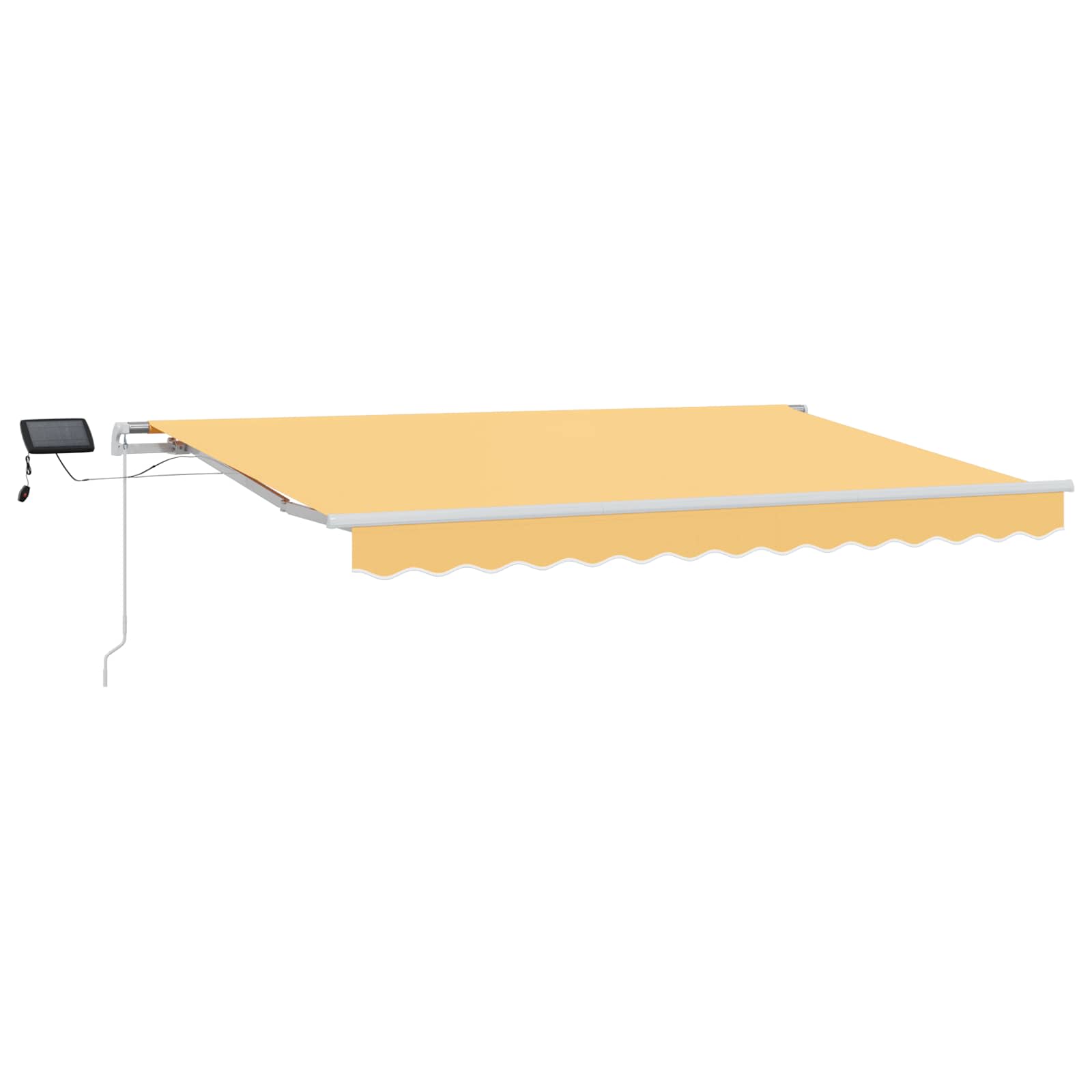 vidaXL Markiza wysuwana piaskowy 300 x 250 cm Tkanina i aluminium