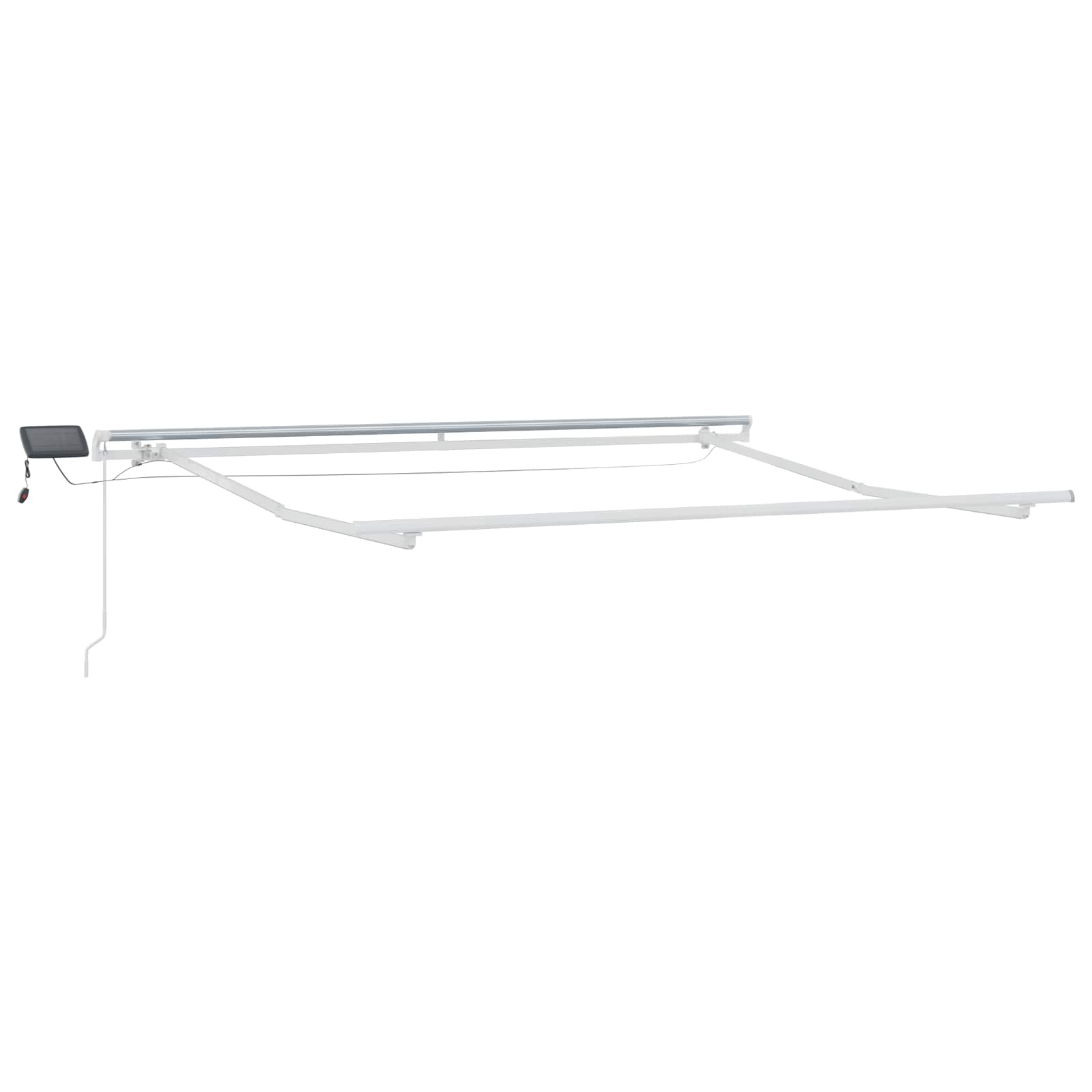 vidaXL Markiza wysuwana piaskowy 300 x 250 cm Tkanina i aluminium