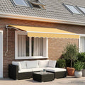 vidaXL Markiza wysuwana piaskowy 500 × 300 cm Poliester