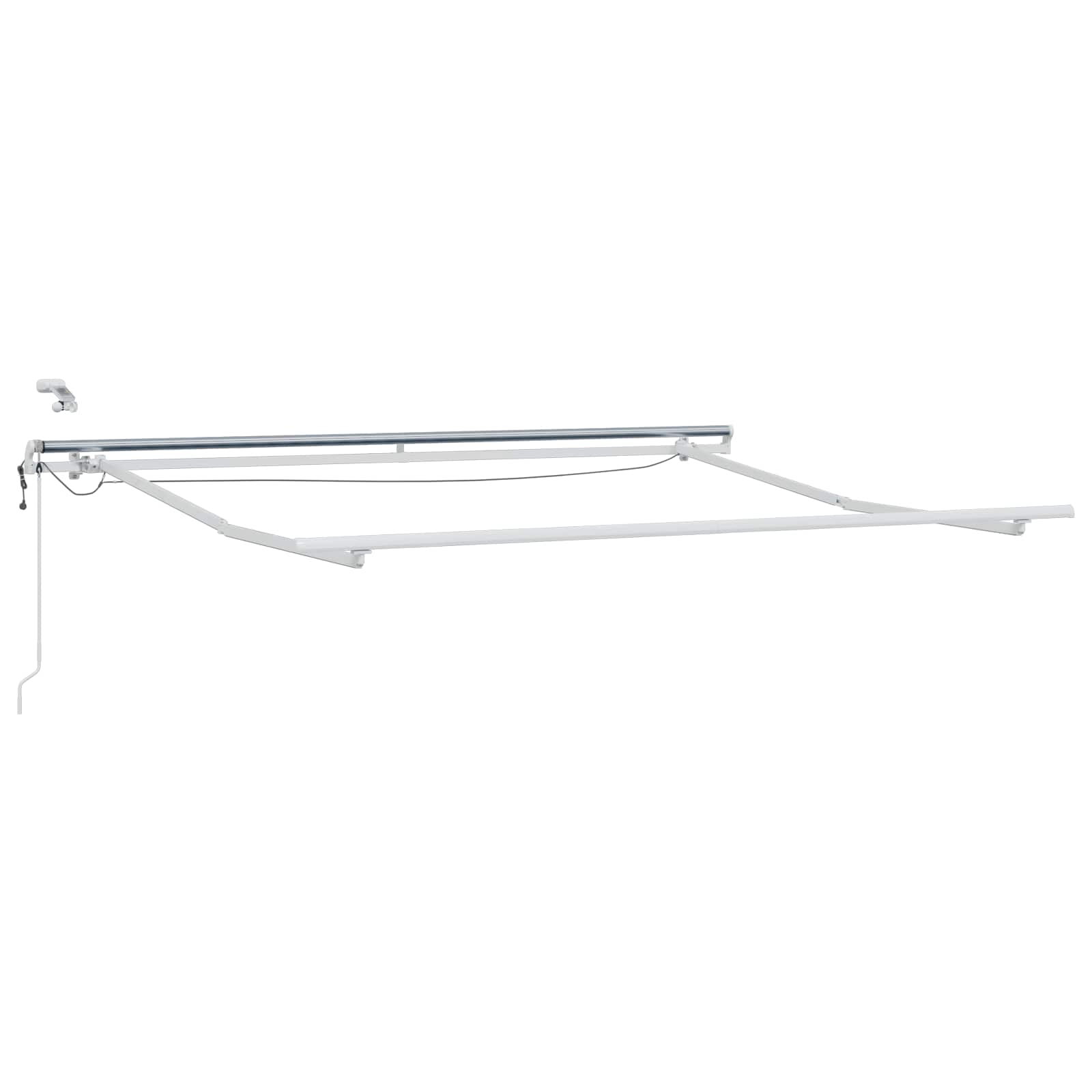 vidaXL Markiza wysuwana piaskowy 500 × 300 cm Poliester