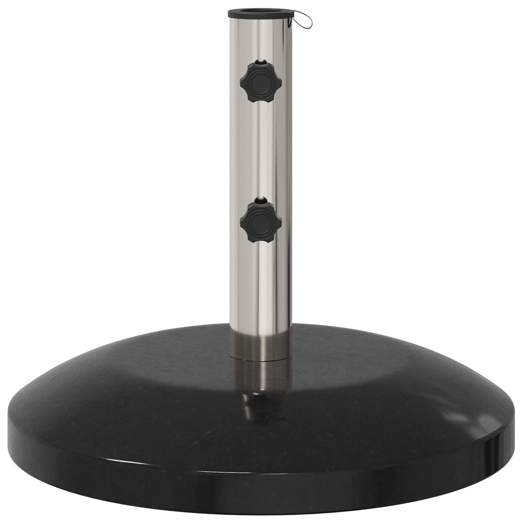 vidaXL Podstawa parasola na słup 40-50 mm 26.75 kg Czarny