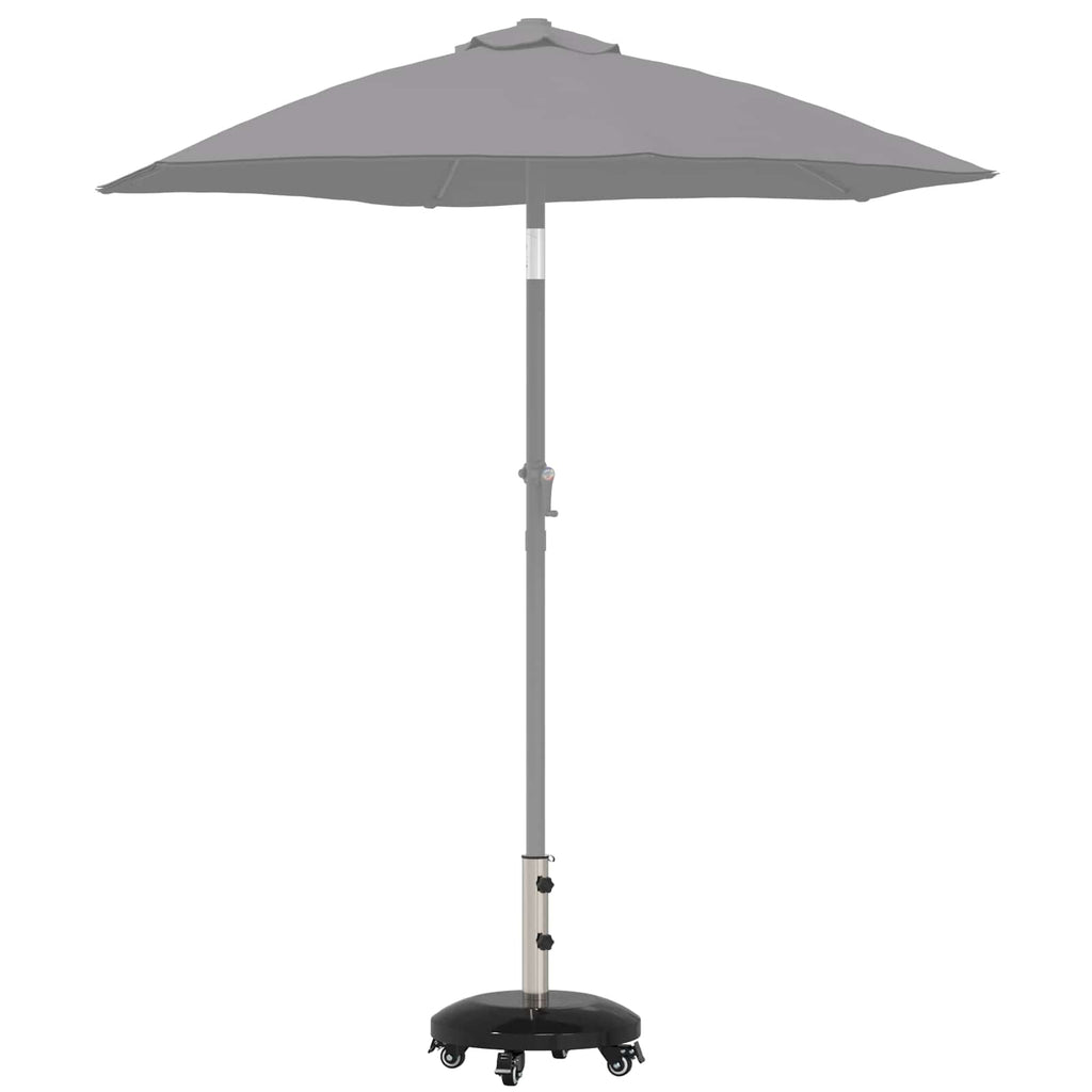 vidaXL Podstawa do parasola z granitu na kółkach do słupków 40-50 mm