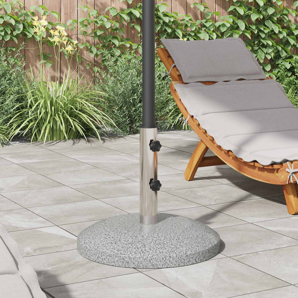 vidaXL Podstawa parasola na słup 40-50 mm 26.45 kg Szary