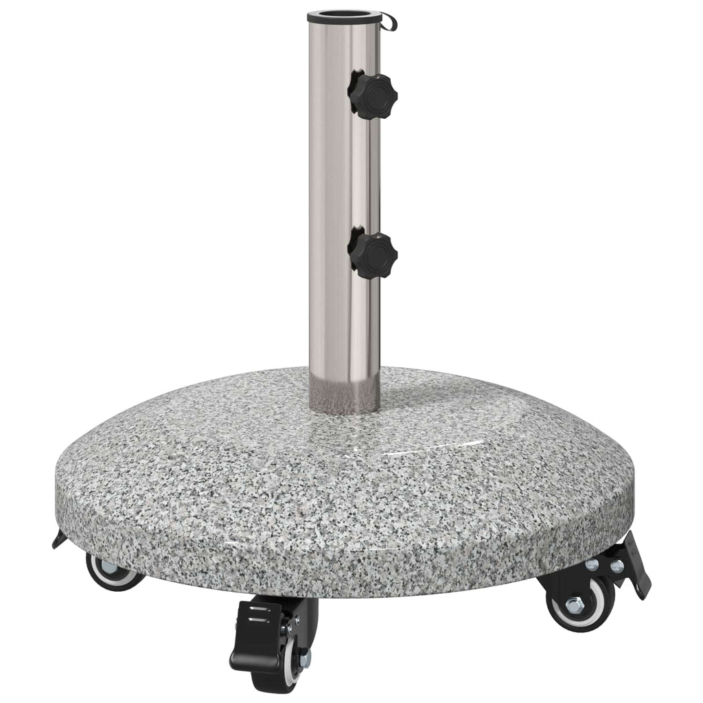 vidaXL Podstawa parasola Granite z kółkami do słupka 4-5 cm 27.2 kg