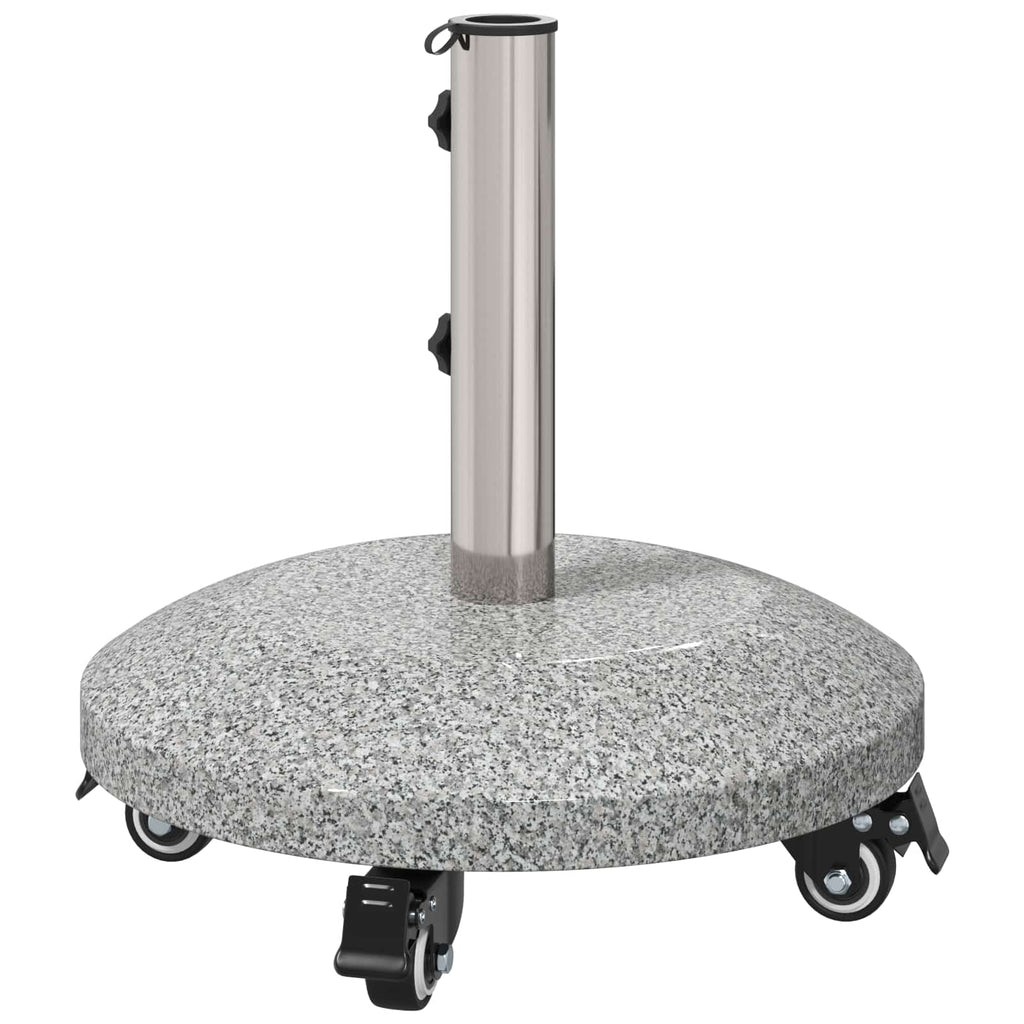 vidaXL Podstawa parasola Granite z kółkami do słupka 4-5 cm 27.2 kg