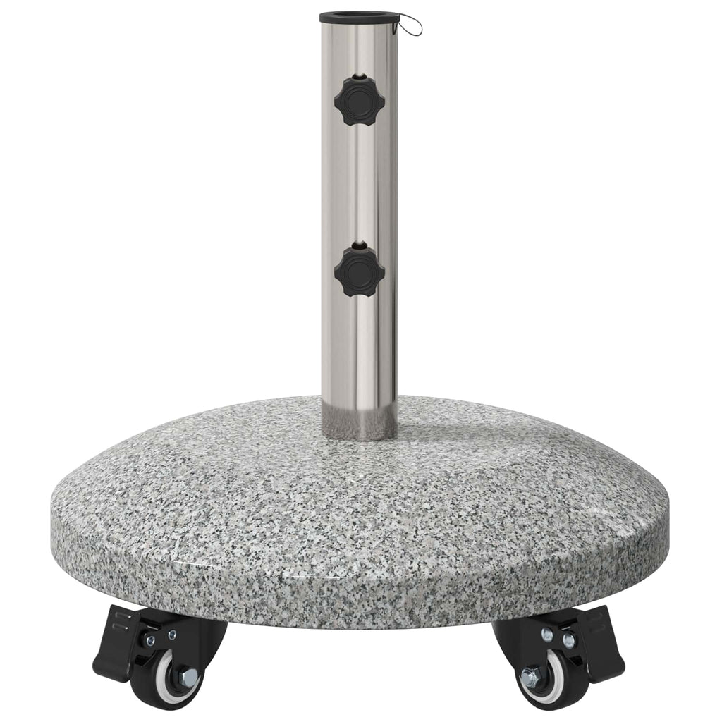 vidaXL Podstawa parasola Granite z kółkami do słupka 4-5 cm 27.2 kg