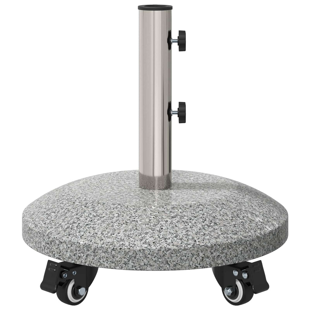 vidaXL Podstawa parasola Granite z kółkami do słupka 4-5 cm 27.2 kg