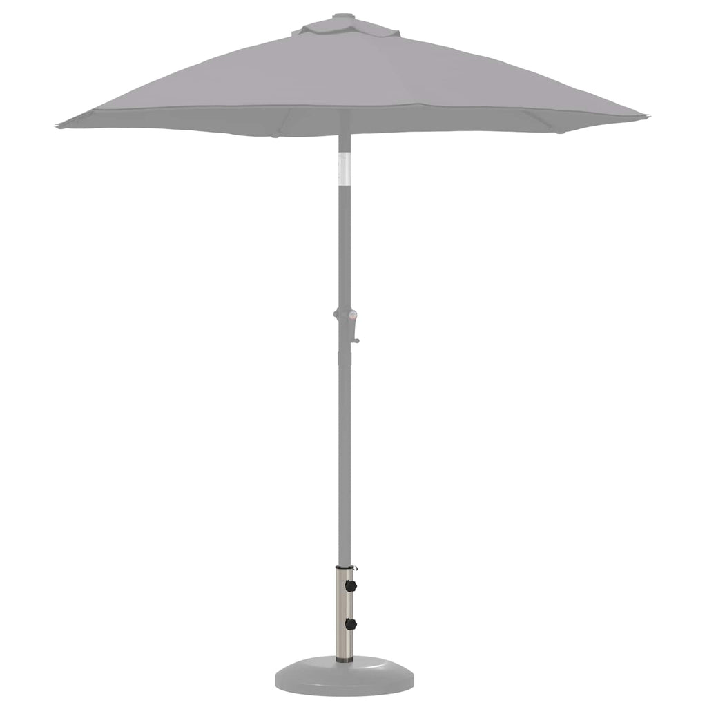 vidaXL Rura Podstawy Parasolowej 0.63 kg Naturalna Stal Nierdzewna