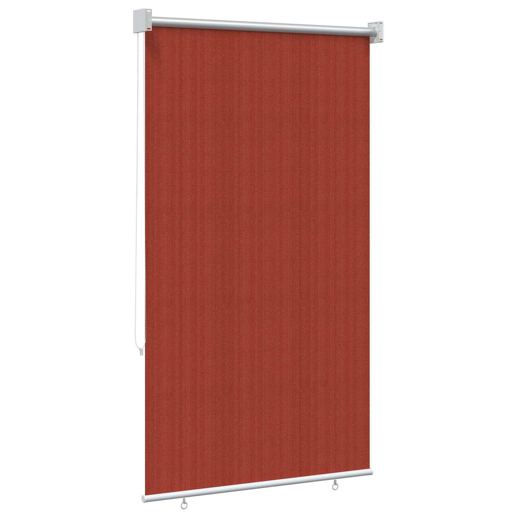 vidaXL Roleta zewnętrzna 90% blokada UV Terakota 80 x 140 cm HDPE