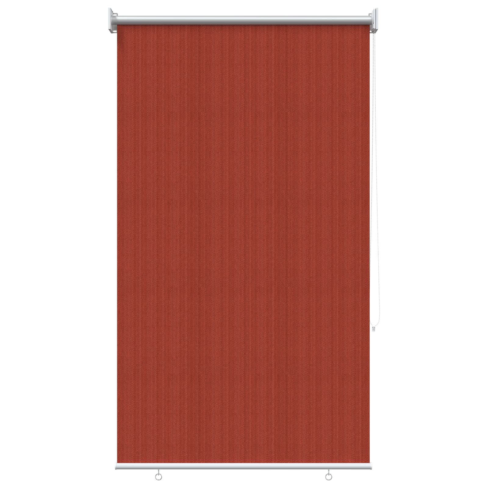 vidaXL Roleta zewnętrzna 90% blokada UV Terakota 80 x 140 cm HDPE
