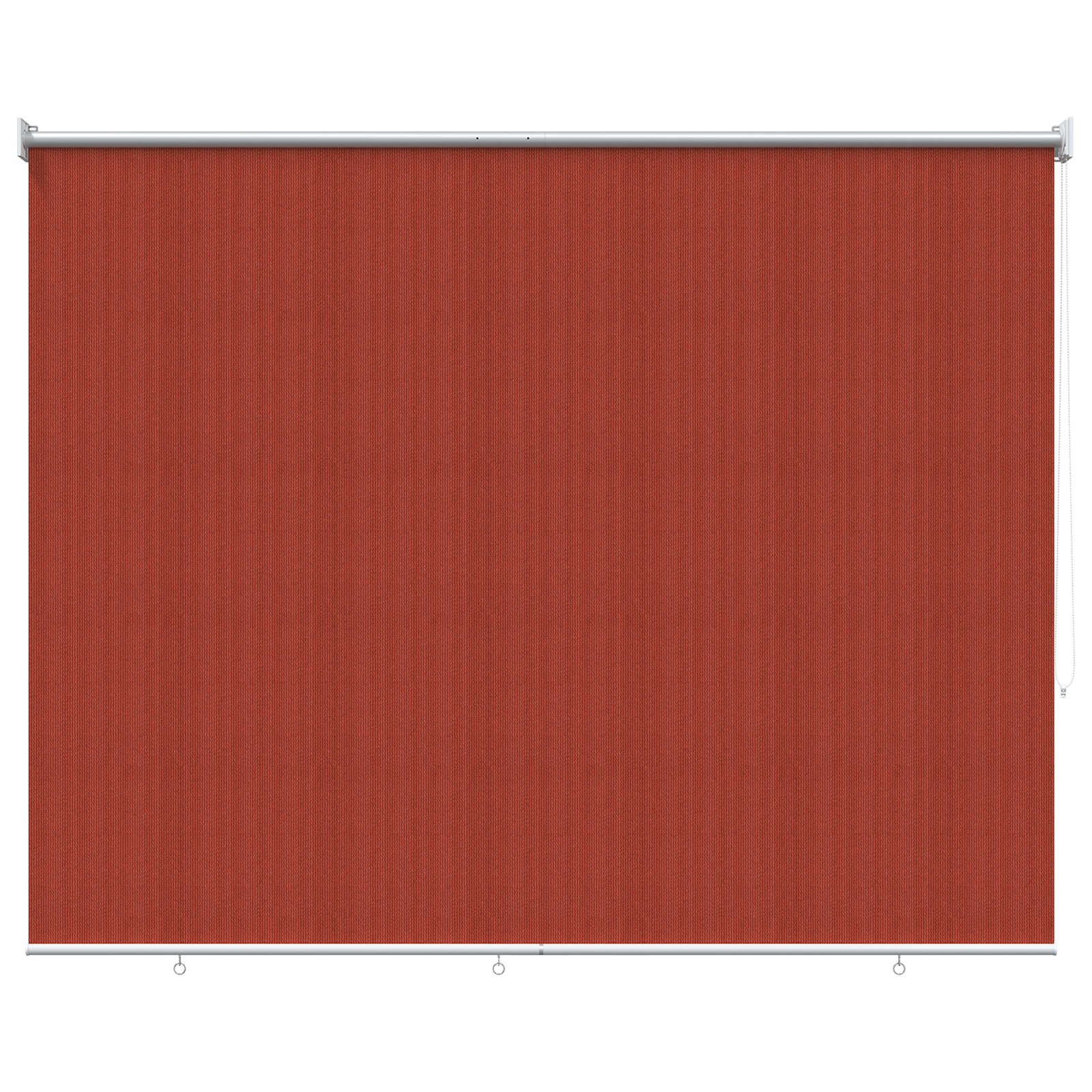 vidaXL Roleta zewnętrzna 90% blokada UV Terakota 140 x 140 cm HDPE