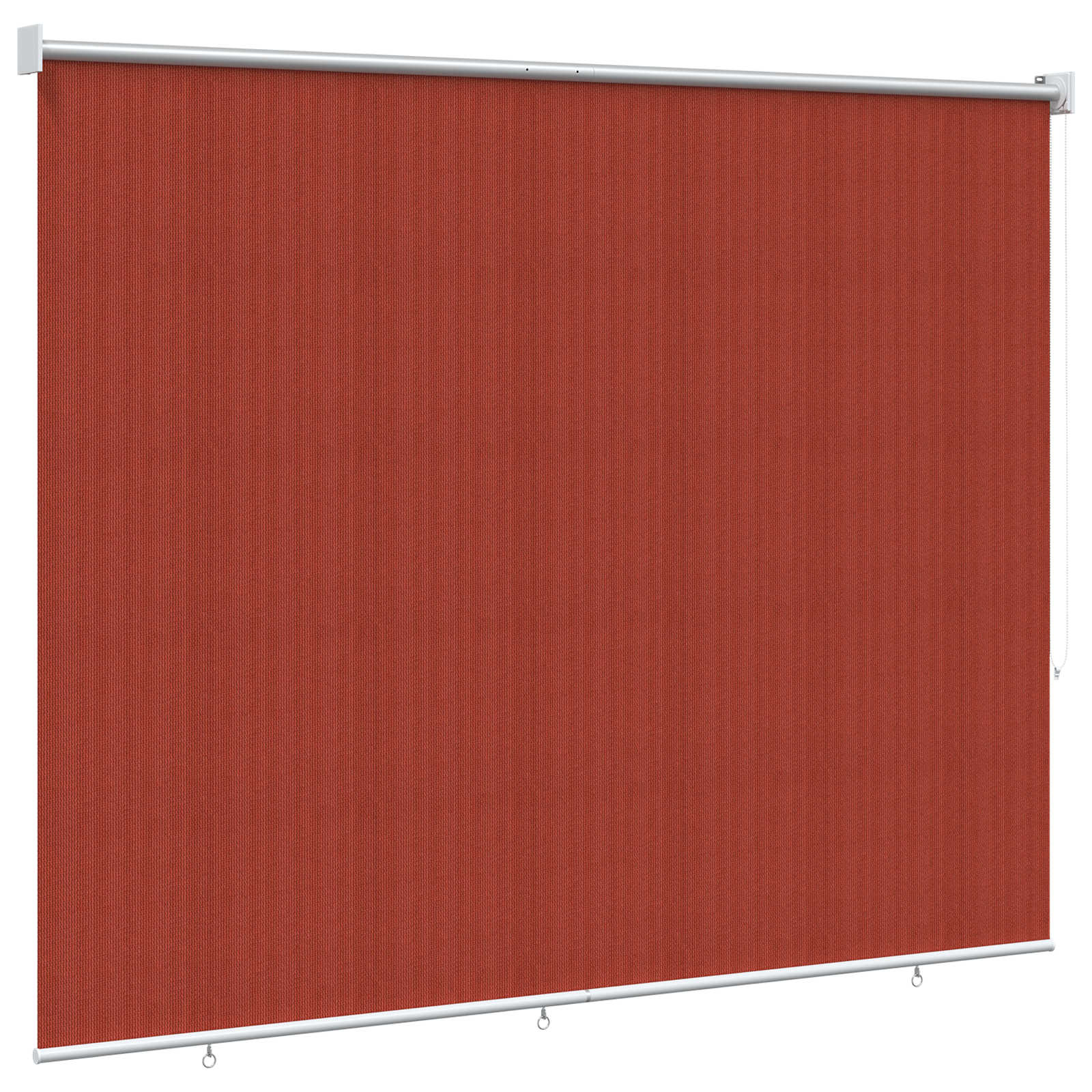 vidaXL Roleta zewnętrzna 90% blokada UV Terakota 180 x 140 cm HDPE