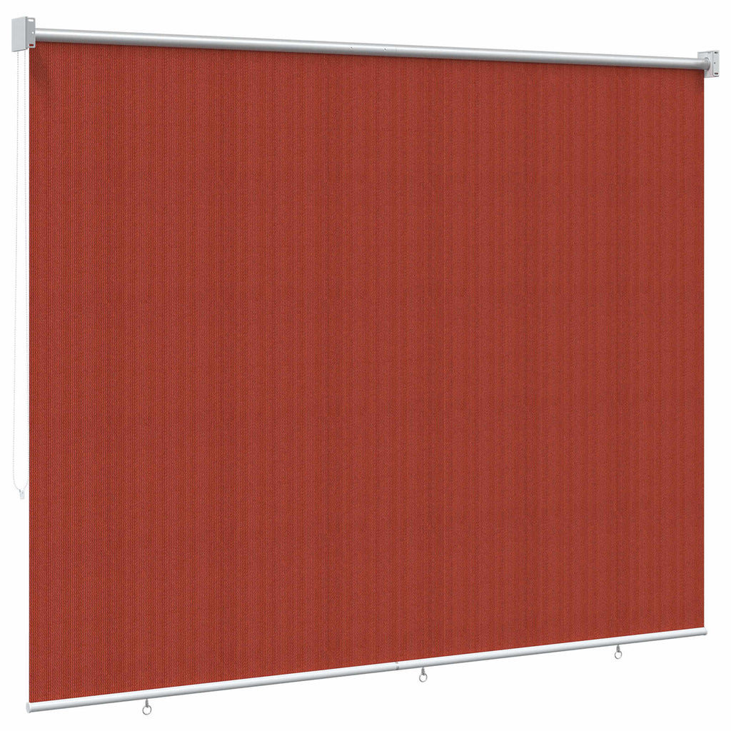 vidaXL Roleta zewnętrzna 90% blokada UV Terakota 200 x 140 cm HDPE