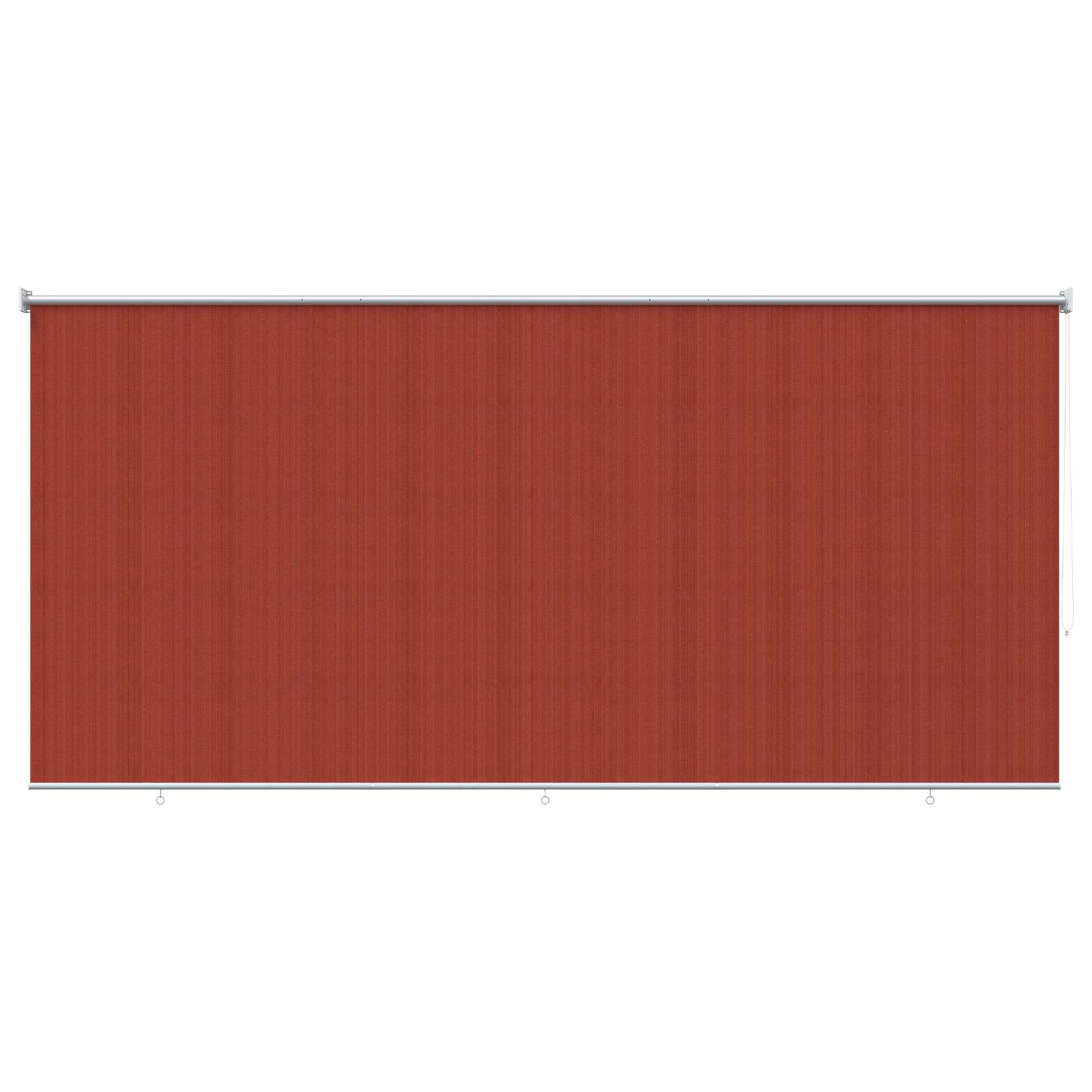 vidaXL Roleta zewnętrzna 90% blokada UV Terakota 60 x 230 cm HDPE