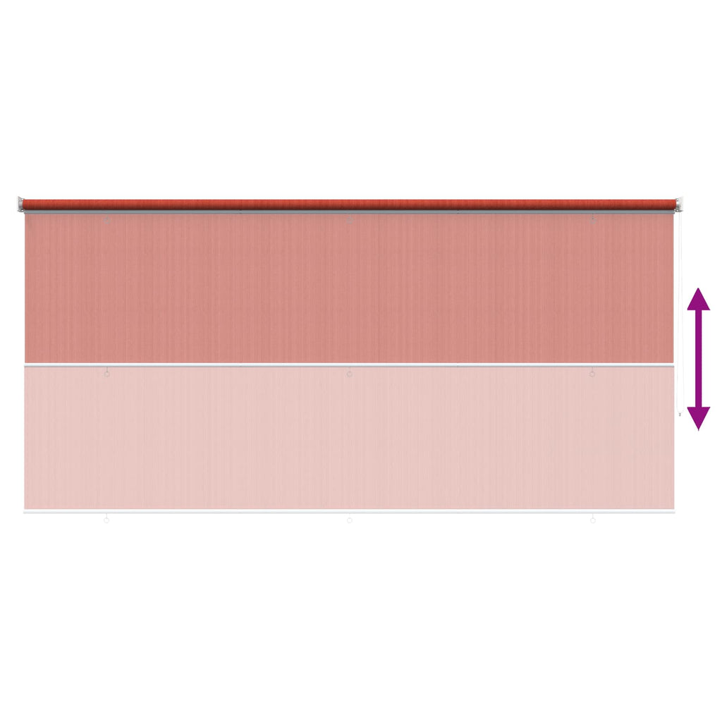vidaXL Roleta zewnętrzna 90% blokada UV Terakota 60 x 230 cm HDPE