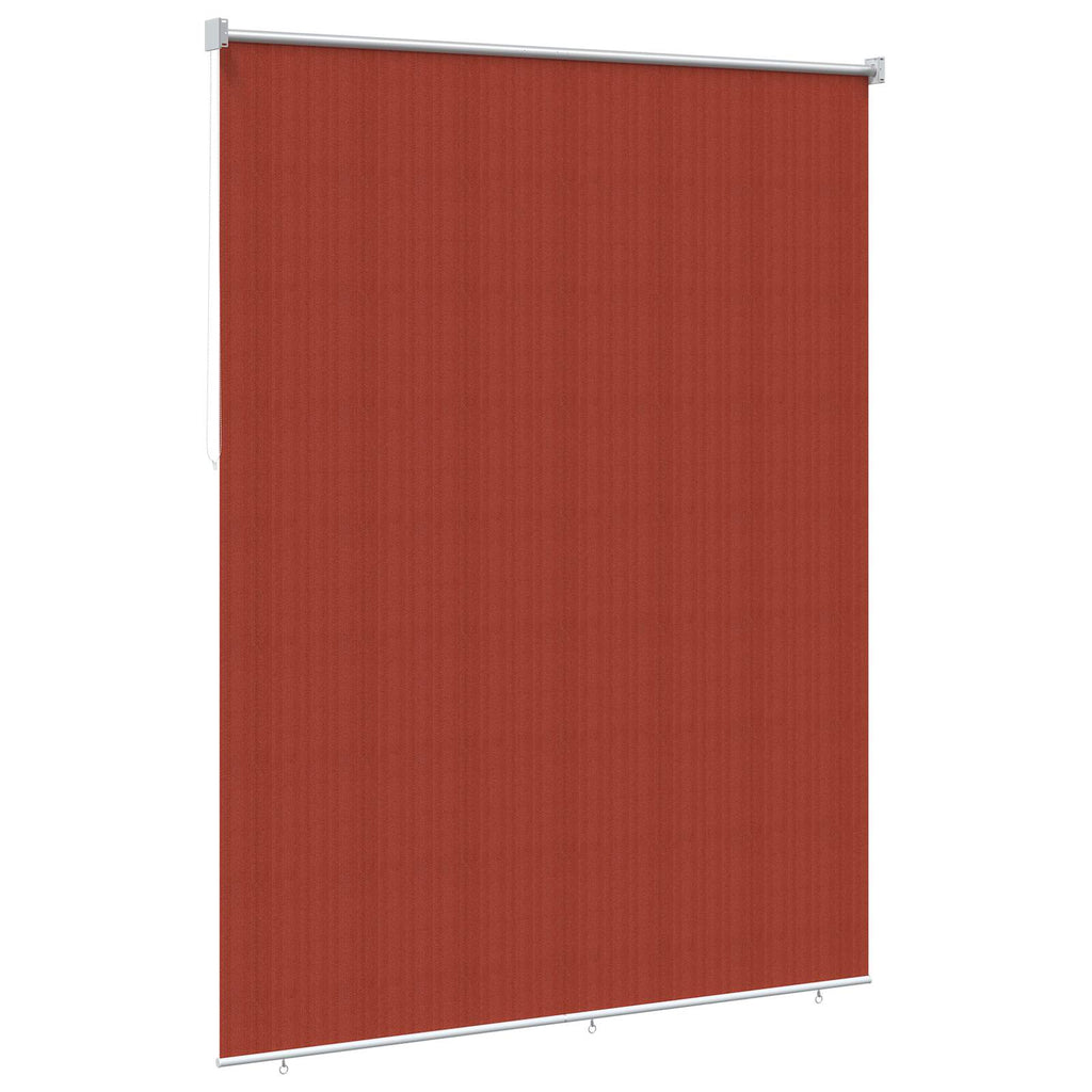 vidaXL Roleta zewnętrzna 90% blokada UV Terakota 180 x 230 cm HDPE