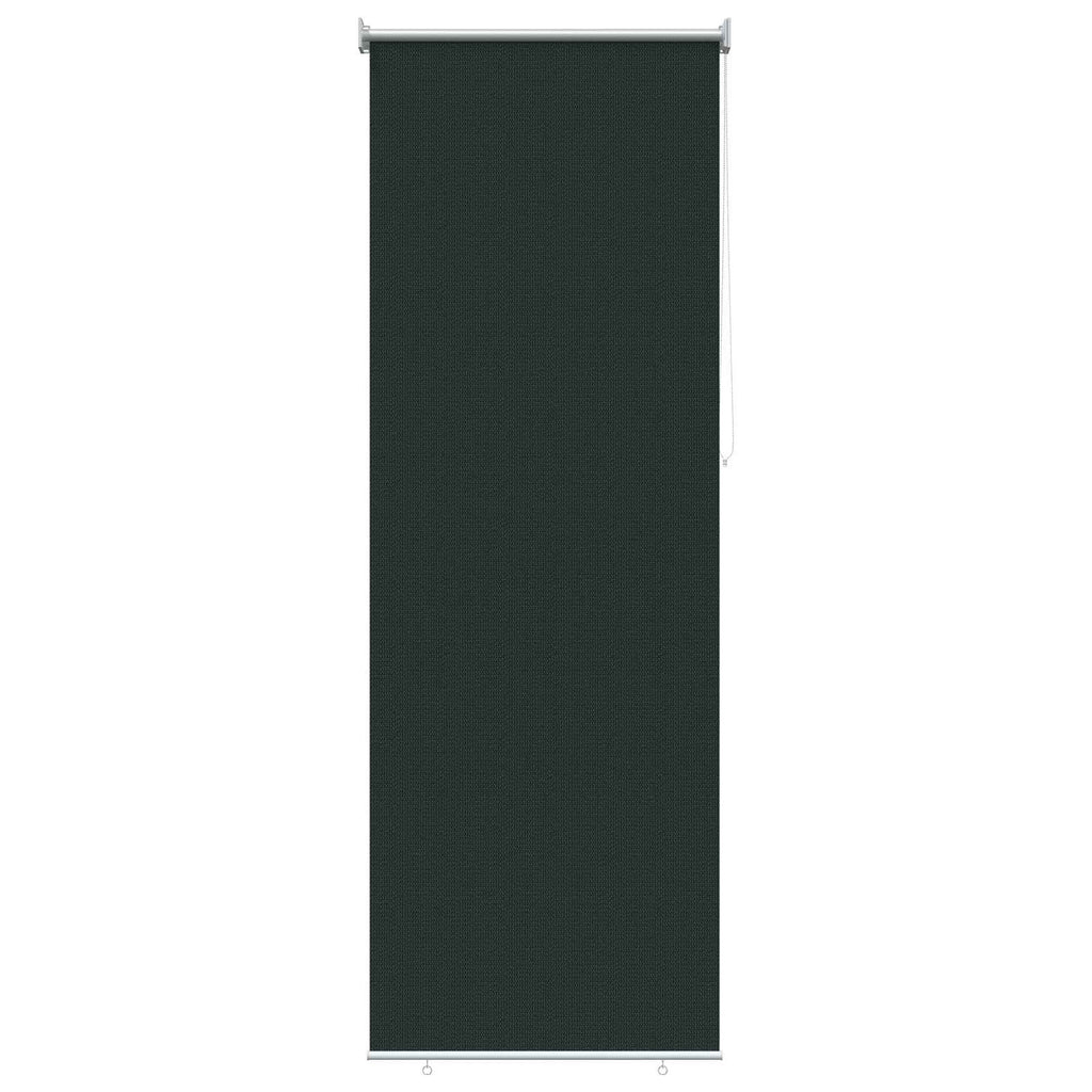 vidaXL Roleta zewnętrzna 90% blokada UV Ciemnozielony 80 x 230 cm HDPE