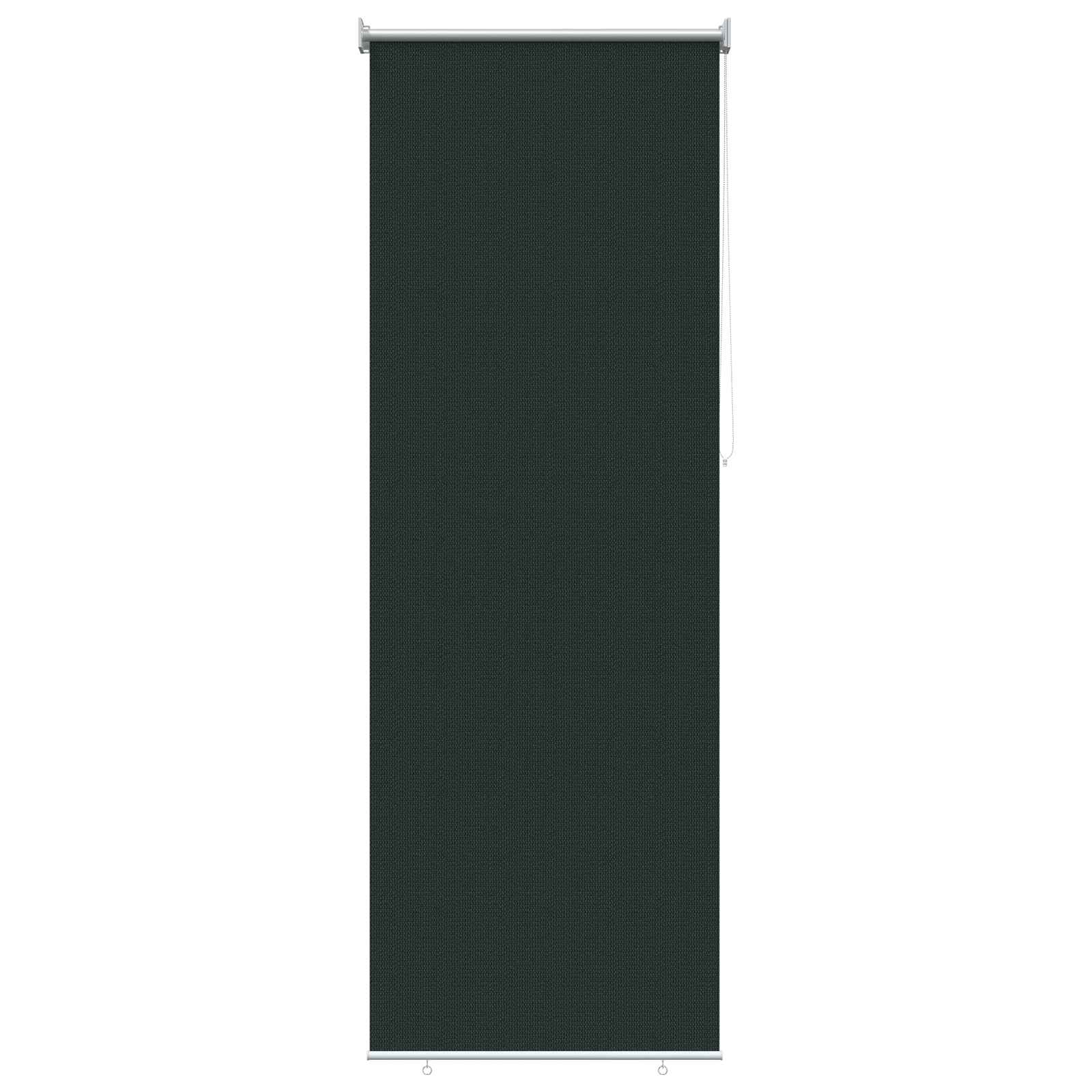 vidaXL Roleta zewnętrzna 90% blokada UV Ciemnozielony 80 x 230 cm HDPE