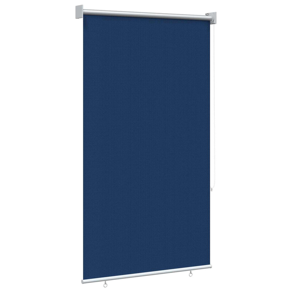 vidaXL Roleta zewnętrzna 90% blokada UV niebieski 80 x 140 cm HDPE