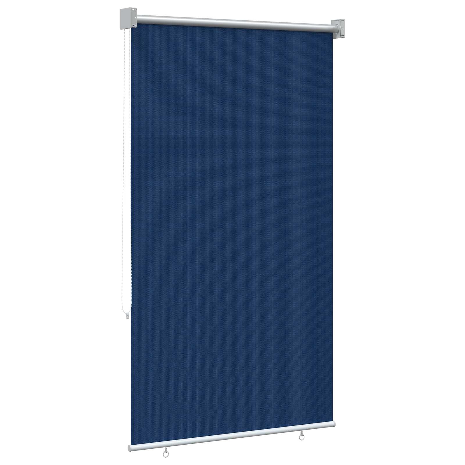 vidaXL Roleta zewnętrzna 90% blokada UV niebieski 80 x 140 cm HDPE