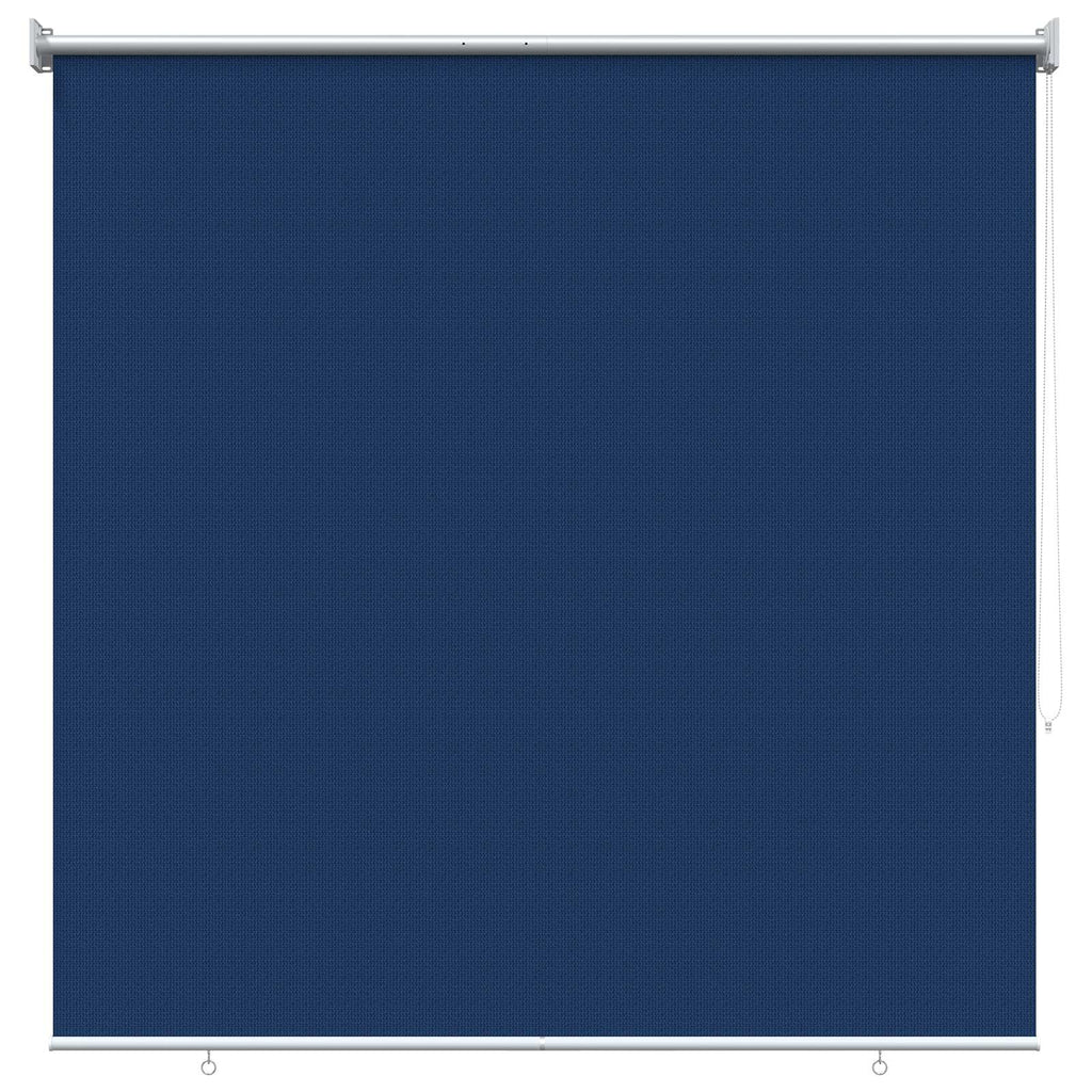 vidaXL Roleta zewnętrzna 90% blokada UV niebieski 140 x 140 cm HDPE