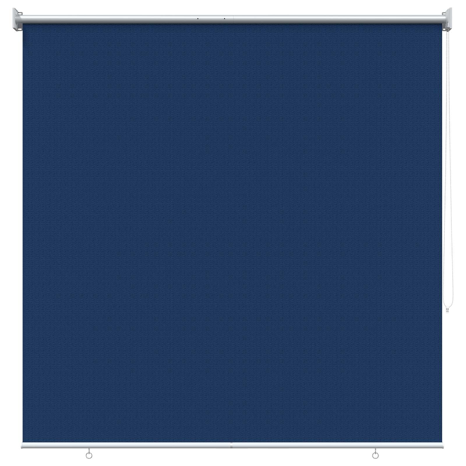 vidaXL Roleta zewnętrzna 90% blokada UV niebieski 140 x 140 cm HDPE