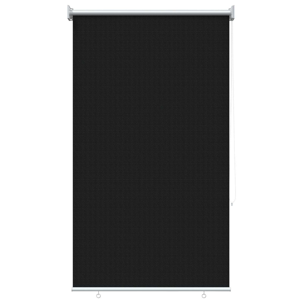 vidaXL Roleta zewnętrzna 90% blokada UV Czarny 80 x 230 cm HDPE