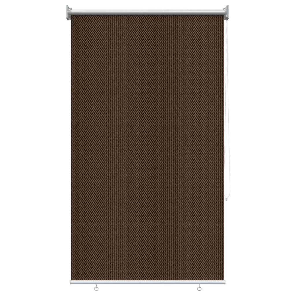 vidaXL Roleta zewnętrzna 90% blokada UV brązowy 60 x 140 cm HDPE