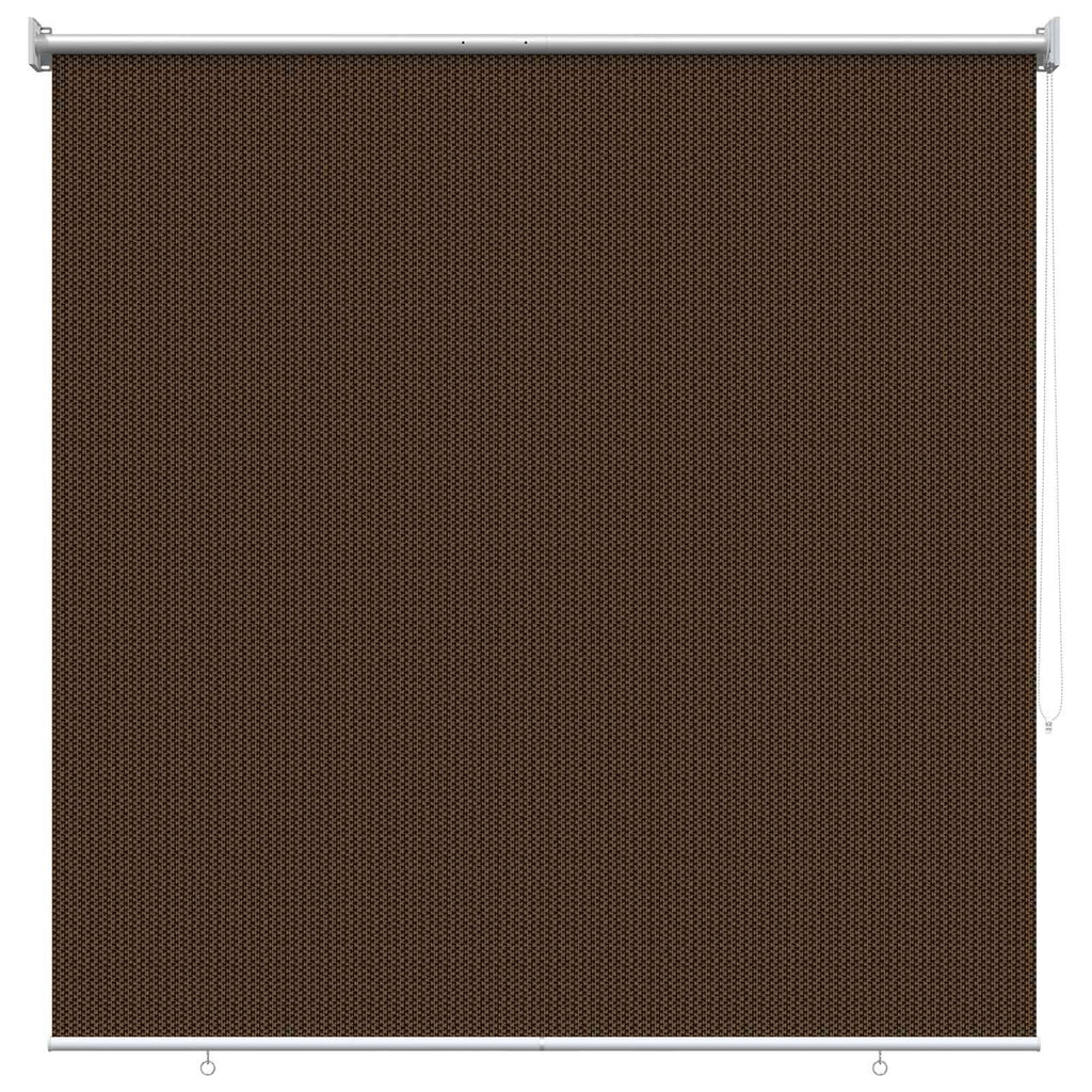 vidaXL Roleta zewnętrzna 90% blokada UV brązowy 120 x 230 cm HDPE