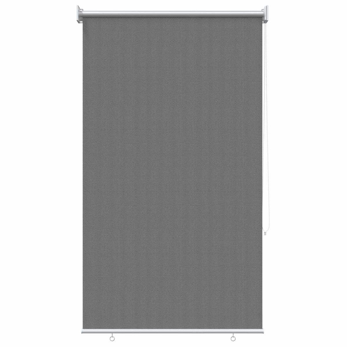 vidaXL Roleta zewnętrzna 90% blokada UV jasnoszary 80 x 140 cm HDPE