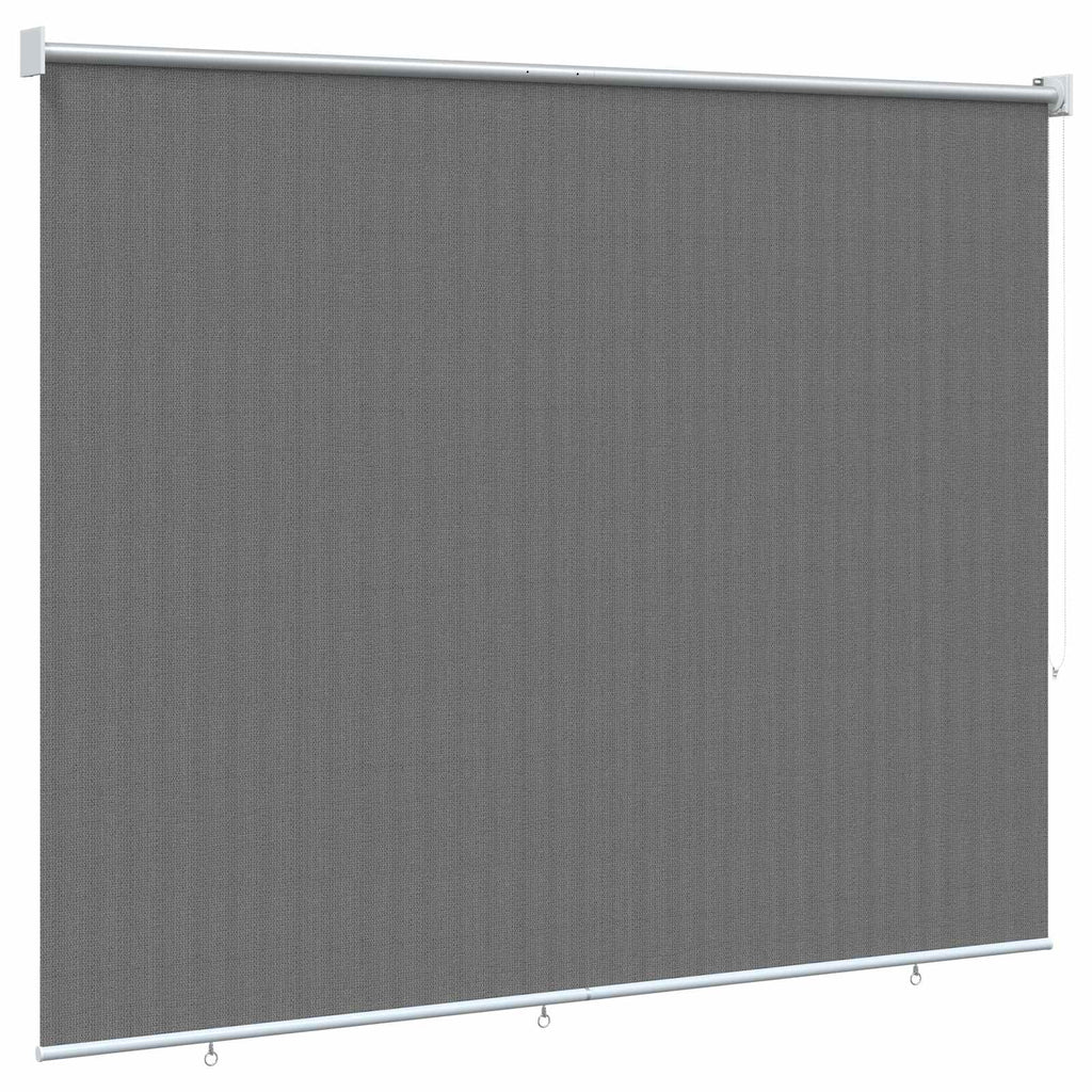 vidaXL Roleta zewnętrzna 90% blokada UV jasnoszary 180 x 140 cm HDPE