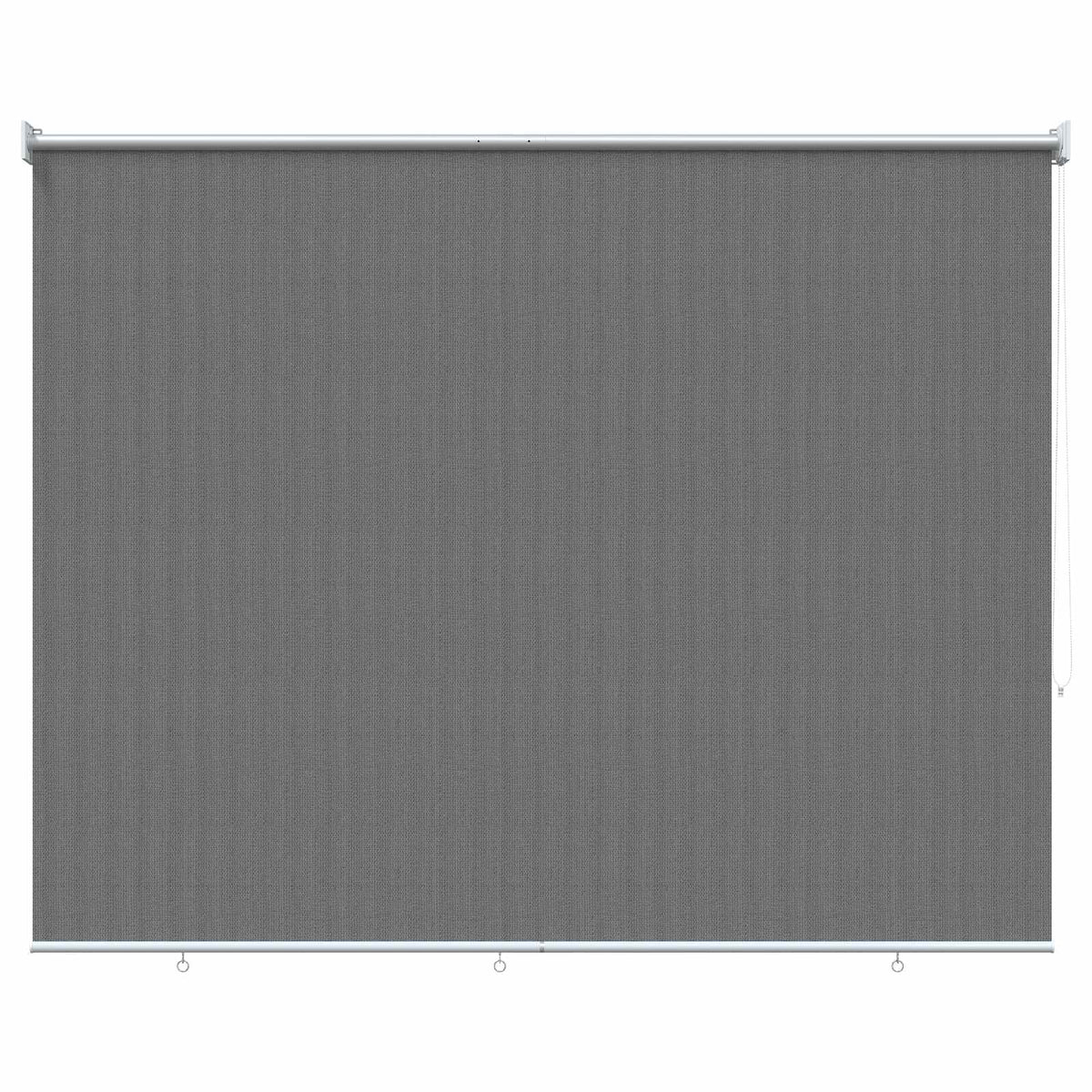 vidaXL Roleta zewnętrzna 90% blokada UV jasnoszary 180 x 140 cm HDPE