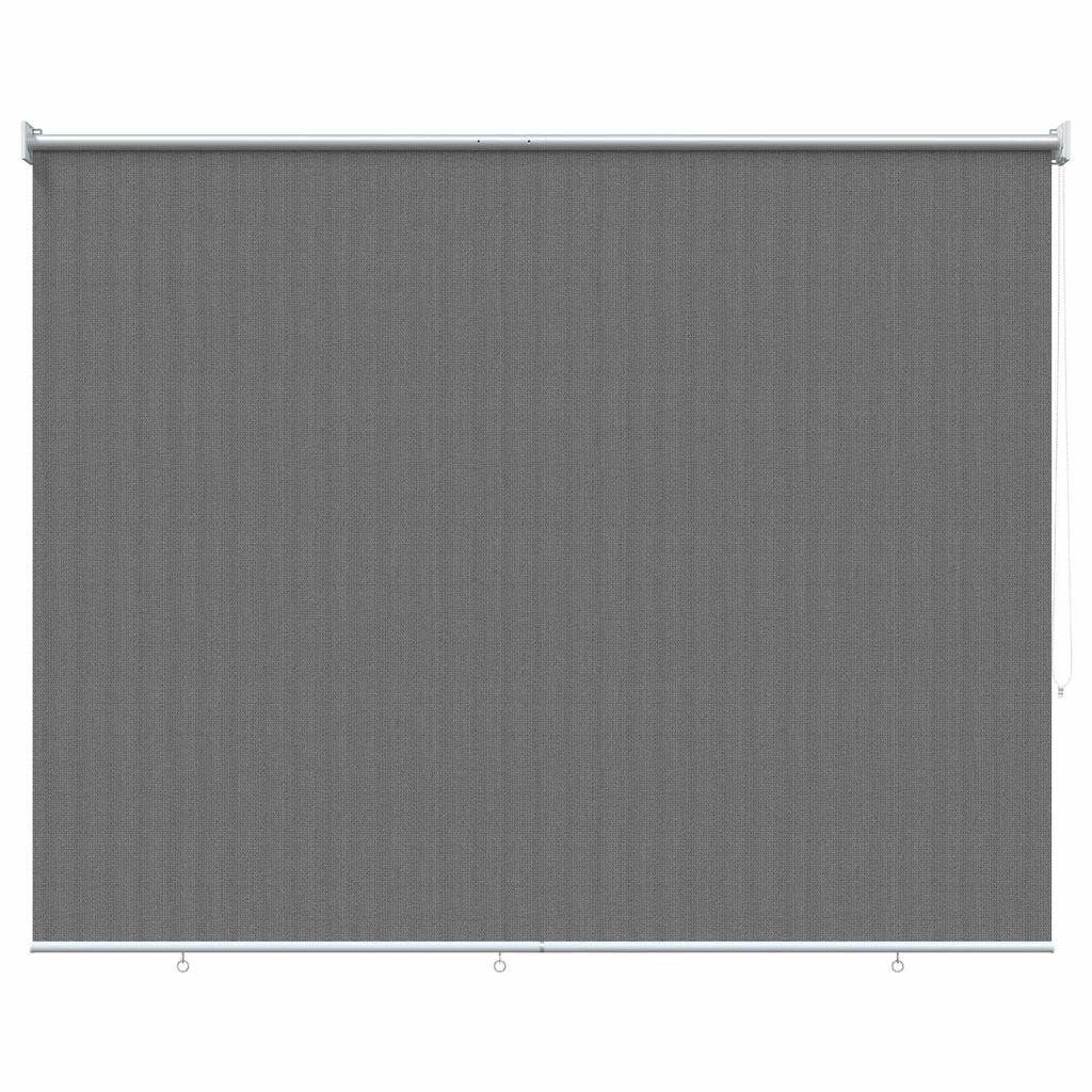 vidaXL Roleta zewnętrzna 90% blokada UV jasnoszary 140 x 230 cm HDPE