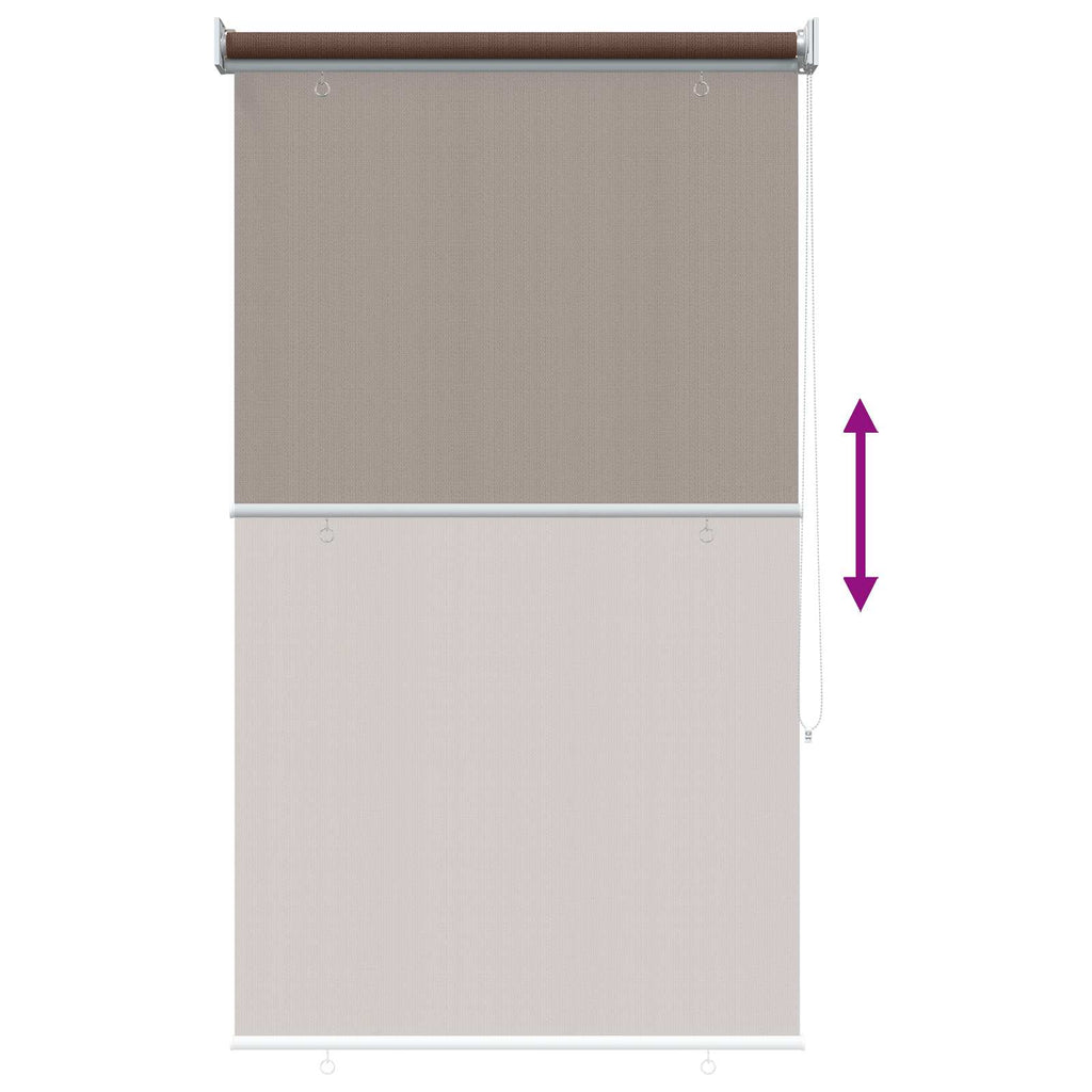 vidaXL Roleta zewnętrzna 90% blokada UV Ciemnoszary 60 x 140 cm HDPE