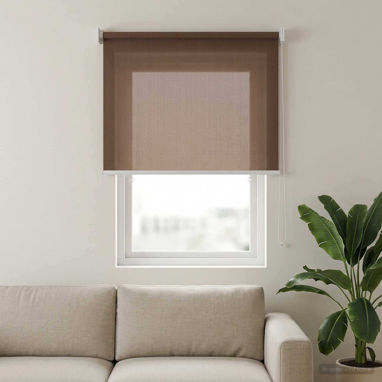 vidaXL Roleta zewnętrzna 90% blokada UV Ciemnoszary 100 x 140 cm HDPE