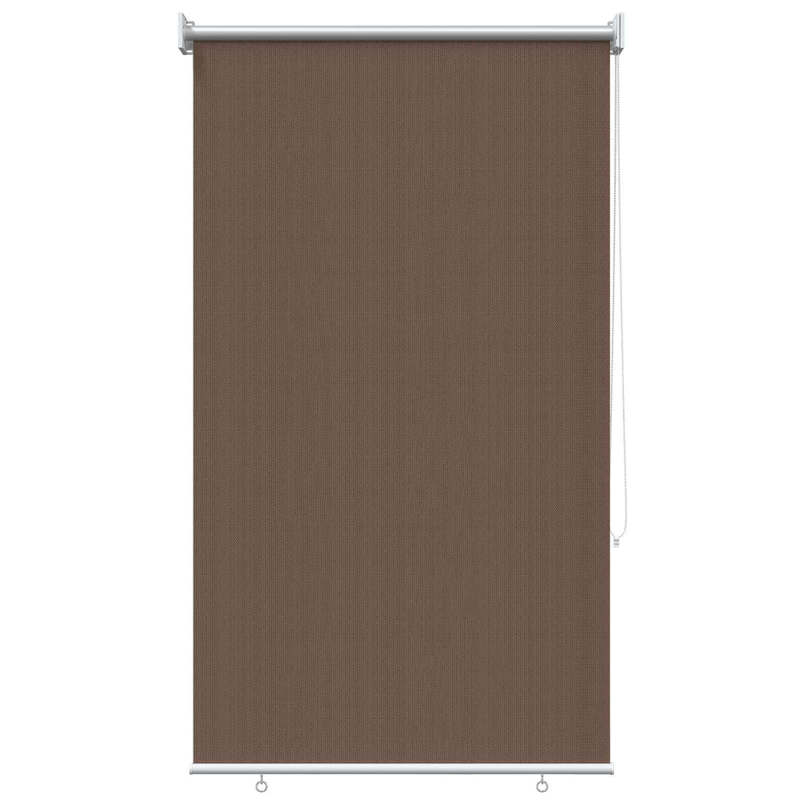 vidaXL Roleta zewnętrzna 90% blokada UV Ciemnoszary 100 x 140 cm HDPE